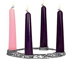 Kathedrale Art AD113 Celtic Adventskranz mit Kerzen, 25,4 cm