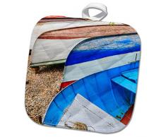 3dRose Topflappen, weiß, 8 x 20,3 cm