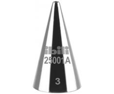 Ibili 25001A TÃ¼lle fÃ¼r Spritzbeutel, rund, glatt, 1,5Â mm