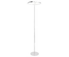 Naeve Leuchten Stehleuchte, Metall, 18 W, chrom