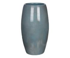 Mica decorations 1002892 Lester Vase, rund, Höhe 50 x Durchmesser 30 cm, blau