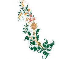 Indigos 4051719765779 Wandtattoo MF407 schÃ¶ne Pflanzen 96 x 59 cm