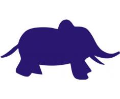 INDIGOS 4250380592268 Wandtattoo w050 Elefant Afrika 80 x 40 cm, blau