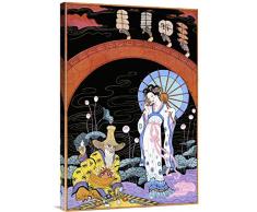 Global Galerie Budget gcs-394580–5.156,2–360,7 cm Georges Barbier China Galerie Wrap Wandbild Giclée auf Leinwand Kunstdruck