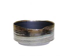 Sagebrook Home Planter Pflanzgefäß, Keramik, violett, 10.75 x 10.75 x 5 inches