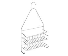 Allstar 23052100 Dusch-Caddy Parana L , Duschregal, Wandkorb, Stahl, 25.5 x 49 x 9.5 cm, Chrom