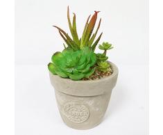 Puleo International Kunstpflanze Sukkulentententopf, 12,7 cm