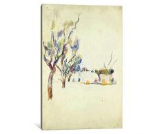 iCanvasART, amandiers EN Provence Allee Du Jas de Bouffan 1900 Leinwand Print von Paul Cezanne, 1.5 x 18 x 26-Inch