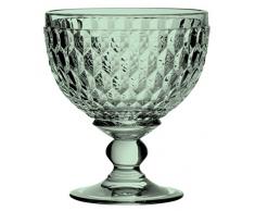 Villeroy & Boch 11-7309-0082 Boston col. Sektschale Green, extravagantes, formschönes Glas für Sekt und Champagner, Kristallglas, grün, 400 ml