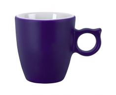 Guy Degrenne Espresso-Tasse aus Porzellan, 10,5 x 10,5 x 11,9 cm, 2 Stück, Bleu Améthyste, 10,5x10,5x11,9