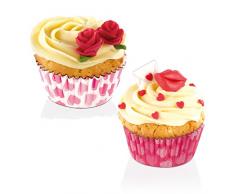 Tescoma Backförmchen Herzen DELÍCIA, Sortiert, 6 cm, 60