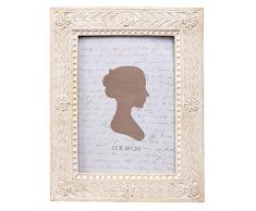 Clayre & Eef 2F0495L Bilderrahmen/Fotorahmen 19 * 2 * 24 cm / 13 * 18 cm Natur/beige landhausstil