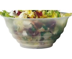 Bama Salatschüssel, Glas, Linie Folia, transparent, Ø 32 cm, Fiberglass