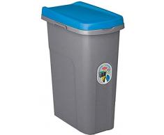 Stefanplast Abfalleimer, Blau, 40 l