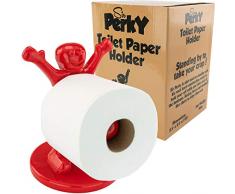 Sir Perky fon-10203 Neuheit Gag Geschenk Toilettenpapierhalter