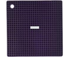 Städter Untersetzer, Silikon, Lila, 18,5 x 18,5 cm