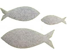 Petras Bastel News Streudeko, Fliz, Creme, 18 x 12 x 5 cm