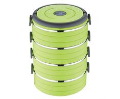 Renberg Lunchbox 4 Ebenen 16,5 x 21,3 cm grün