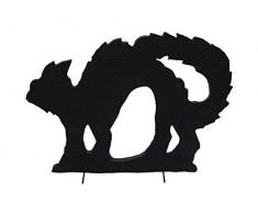 EUROPALMS Silhouette Katze aus Styropor, Höhe 63cm