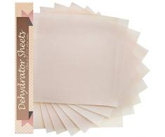 Chuzy Chef Lebensmittel-Entfeuchter Teflon Backblech - Set von 9 erstklassigen nicht-haftenden Teflon-Entfeuchtungs-Bögen, Kekse trocknen, für Excalibur 2500 3500 2900 oder 3900 Trocknungs-Bogen, 35,5 x 35,5 cm