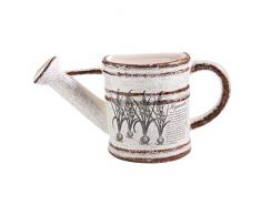 K&K Interiors 12240B Blumentopf, Hyazinthe, Wandbefestigung, 35,6 cm, cremefarben