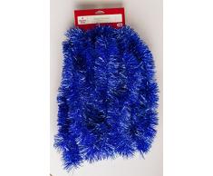 Weihnachtsgirlande, dick, ca. 4,6 m, Blau