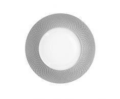 chargeit von Jay 1875001si Cara Platzteller, Glas, silber