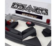 INDIGOS 4052166051408 Wandtattoo w286 Ornament, Orien Wandaufkleber 120 x 21 cm, grün