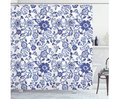 Weltkarte Duschvorhang von ambesonne, alte Kartographie Atlas Hintergrund Globe Karte mit Kontinent Ocean Bild, Stoff Badezimmer Decor Set mit Haken, sand braun warm taupe, Textil, Mehrfarbig 2, 69W x 75L