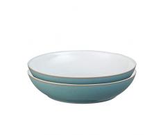 Denby 123048844 Pastaschale, Steingut, Blau