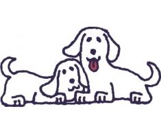 INDIGOS Wandtattoo, Bunt