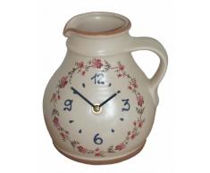 Terra-Keramik tk040 Küchenuhr Keramik Heckenrose Tischuhr