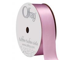 Offray Satinband, einseitig 7/8 Inch x 18 Feet Helle Orchidee