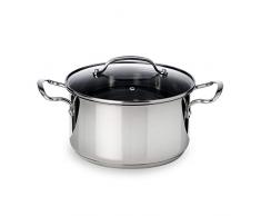 MEPRA Tiefer Topf CM.24 MIT DECKEL SINTESI NA edelstahl