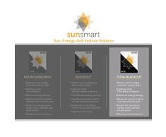 SUNSMART Cassius 100% Verdunkelungsvorhang, Marmor, Jacquard, komplett verdunkelnd, für Wohnzimmer, Schlafzimmer und Wohnheim, 50 x 84, Natur