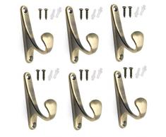 Rannb Handtuchhaken für Mantel Bronzefarben