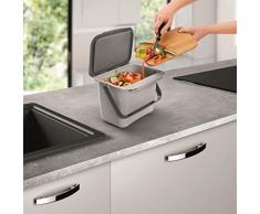 Metaltex Abfallsammler, Kunststoff, Grau, 25x20x19cm