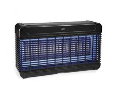 Lacor 39127- Elektrische Fliegenklatsche Luce, 13 W, 20 Lampen, Nussbaum