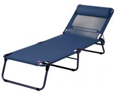 fiam 135TX ANBL Gartenstuhl, Stahl, 58,5 x 191 x 35 cm, Blau