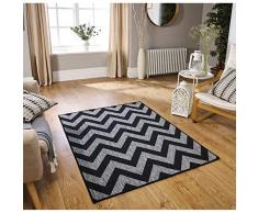 Oriental Weavers Teppich, 100% Polypropylen, Schwarz, 80 x 150 cm