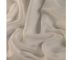 Paar Gardinen Boucle 70 x 240 cm (100% Polyester). Erhältlich in verschiedenen Farben. Bianco