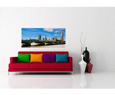 AG Design FTG 0910 London Parlament Big Ben, Papier Fototapete - 202x90 cm - 1 Teil, Papier, multicolor, 0,1 x 202 x 90 cm