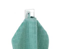 WENKO 23510100 Express-Loc Wandhaken Uno Formia - Handtuchhaken, Kleiderhaken, Badhaken, Küchenhaken, Befestigen ohne bohren, 5.5 x 5.5 x 3 cm, Glänzend