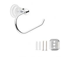 AmazonBasics – AB-BR831-PC Toilettenpapier-Halter, poliert Chromfarben