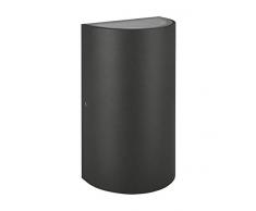 Ledvance Außenwandleuchte, Aluminium, 12 W, Grau