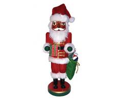 Santas Workshop African American Gift Bearing Santa Nussknacker, Mehrfarbig, 40,6 cm