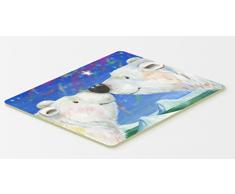 Carolines Treasures Bären Polar Kiss von Debbie Cook Küche oder Bad Vorleger 20 x 30 CDCO0487CMT, Stoff, Mehrfarbig