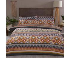 Rapport Wendebettwäsche Zanzibar, Einzelbett, Baumwoll-Mischgewebe, Mehrfarbig