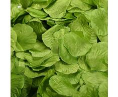 Rebecca Online Plastikbeutel Seide Rosenblätter Künstliche Blumen Hochzeit Party Vase Decor Bridal Dusche Favor Aufsteller Konfetti Green-13