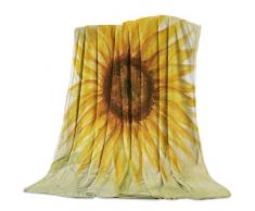 GreaBen Super weiche Bettdecke Flanell Fleece Überwurf-Decken für Damen Herren Strand Seestern und Muschel Prints, Decken für Schlafzimmer, Wohnzimmer, Bett, Sofa, Couch, 59x79inch=150x200cm Flower17gbn9392